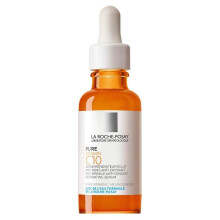 La Roche-Posay Pure Vitamin C10 Anti-Wrinkle Serum 30ml - Brightening, Hydrating Vitamin C Serum with Hyaluronic Acid