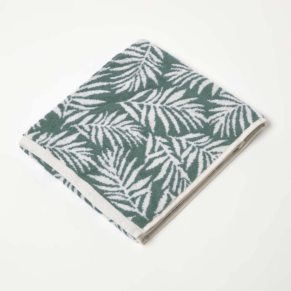(Green, 50 x 85 cm) Botanical Pattern 100% Cotton Towel-image-OPC-PBP9T5B-NEW