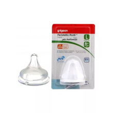 Pigeon Peristaltic Plus Wide Neck Nipple L 1's Blister 01865