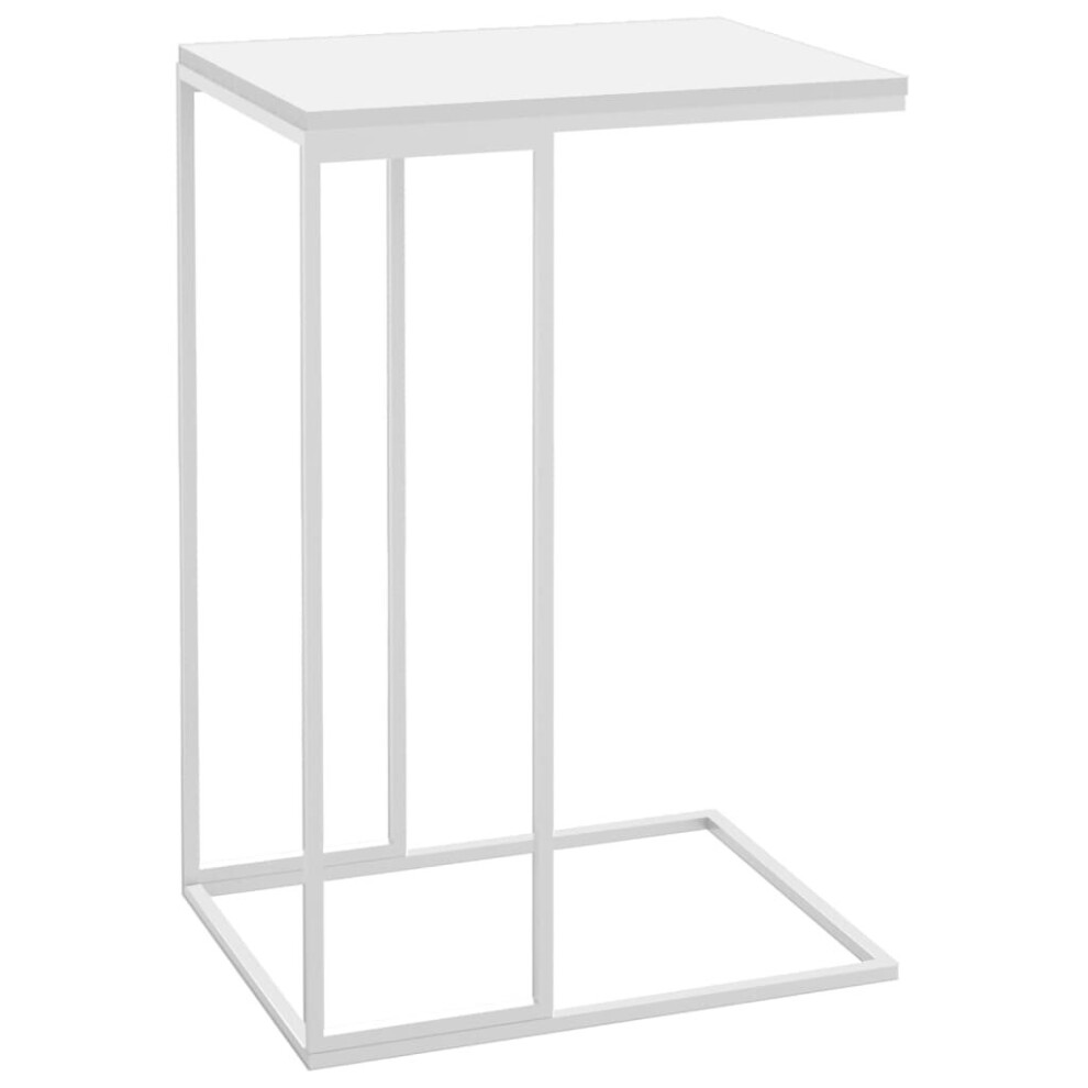 (white) vidaXL Side Table Hallway Tea Coffee Sofa Table Couch Table Engineered Wood