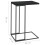 VidaXL (black) vidaXL Side Table Hallway Tea Coffee Sofa Table Couch Table Engineered Wood 4