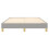 VidaXL (light grey, 25 cm/ 4ft6 double) vidaXL Box Spring Bed Frame Mattress Foundation Upholstered Bed Base Fabric 5