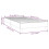 VidaXL (dark grey, 25 cm/ 3ft single) vidaXL Box Spring Bed Frame Mattress Foundation Upholstered Bed Base Fabric 4