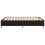 VidaXL (black, 35 cm/ 4ft6 double) vidaXL Box Spring Bed Frame Mattress Foundation Upholstered Bed Base Fabric 6