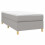 VidaXL (light grey, 35 cm/ 3ft single) vidaXL Box Spring Bed Frame Mattress Foundation Upholstered Bed Base Fabric 3
