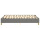 VidaXL (dark grey, 35 cm/ 4ft6 double) vidaXL Box Spring Bed Frame Mattress Foundation Upholstered Bed Base Fabric 6