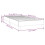 VidaXL (light grey, 25 cm/ 3ft single) vidaXL Box Spring Bed Frame Mattress Foundation Upholstered Bed Base Fabric 9