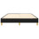 VidaXL (black, 25 cm/ 4ft6 double) vidaXL Box Spring Bed Frame Mattress Foundation Upholstered Bed Base Fabric 5