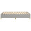 VidaXL (light grey, 35 cm/ 4ft6 double) vidaXL Box Spring Bed Frame Mattress Foundation Upholstered Bed Base Fabric 6