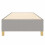 VidaXL (light grey, 35 cm/ 3ft single) vidaXL Box Spring Bed Frame Mattress Foundation Upholstered Bed Base Fabric 5