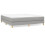 VidaXL (light grey, 25 cm/ 6ft super king size) vidaXL Box Spring Bed Frame Mattress Foundation Upholstered Bed Base Fabric 1