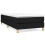 VidaXL (black, 25 cm/ 3ft single) vidaXL Box Spring Bed Frame Mattress Foundation Upholstered Bed Base Fabric 2