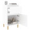 VidaXL (white, 2 pcs) vidaXL Bedside Cabinets Bedside Table Nightstand Table Side Table End Table 5