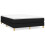 VidaXL (black, 25 cm/ 4ft6 double) vidaXL Box Spring Bed Frame Mattress Foundation Upholstered Bed Base Fabric 1