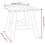 VidaXL (dark brown, square table) vidaXL Side Table End Table Wooden Sofa Couch Coffee Table Solid Wood Spruce 2