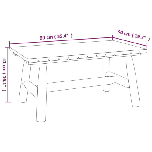 VidaXL (light brown, table) vidaXL Side Table End Table Wooden Sofa Couch Coffee Table Solid Wood Spruce 1