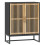 VidaXL (black) vidaXL Sideboard Storage Side Cabinet Cupboard Home Organiser Engineered Wood 2
