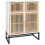 VidaXL (white) vidaXL Sideboard Storage Side Cabinet Cupboard Home Organiser Engineered Wood 1