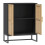 VidaXL (black) vidaXL Sideboard Storage Side Cabinet Cupboard Home Organiser Engineered Wood 6
