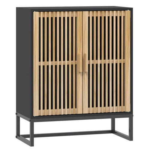 VidaXL (black) vidaXL Sideboard Storage Side Cabinet Cupboard Home Organiser Engineered Wood