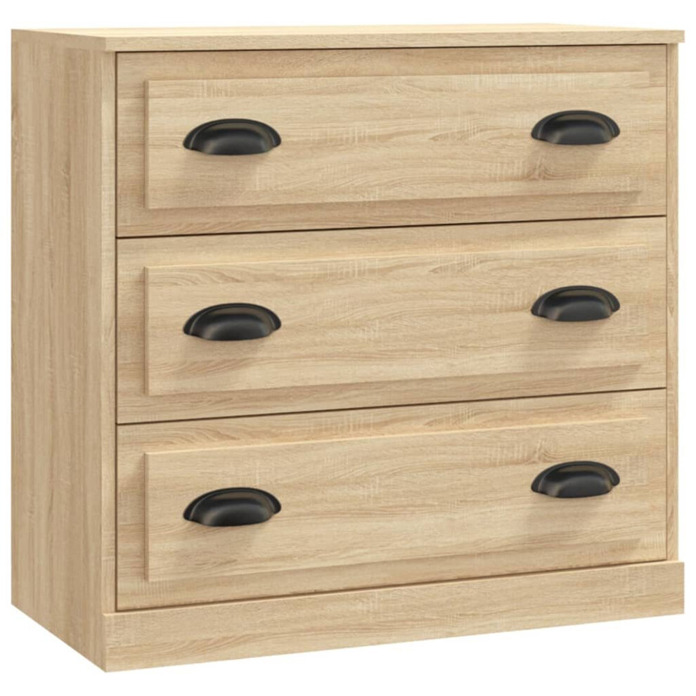 Vidaxl (Sonoma Oak) Sideboard Cabinet Cupboard Highboard Home Organiser Engineered Wood