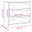 VidaXL (high gloss white) vidaXL Sideboards Storage Cabinet Cupboard Highboard 2 pcs Engineered Wood 7