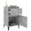 VidaXL (concrete grey, 2 pcs) vidaXL Bedside Cabinets Bedside Table Nightstand Table Side Table End Table 5