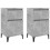 VidaXL (concrete grey, 2 pcs) vidaXL Bedside Cabinets Bedside Table Nightstand Table Side Table End Table 1