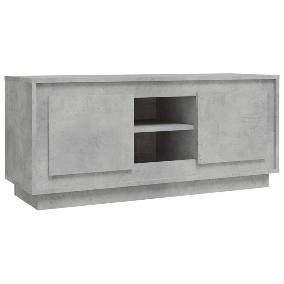 Vidaxl (Concrete ) Tv Cabinet Tv Stand Tv Unit Media Cabinet Sideboard Engineered Wood Grey