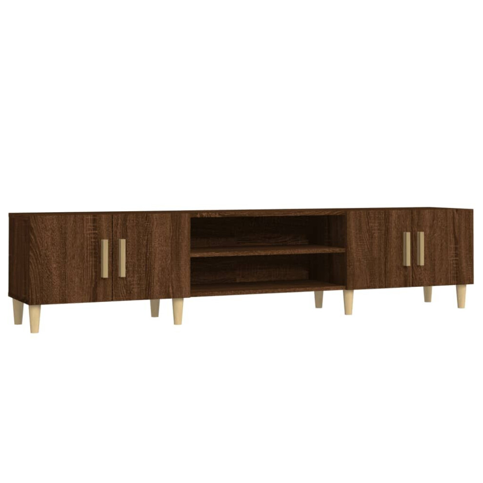 (brown oak) vidaXL TV Cabinet TV Stand Media Cabinet TV Unit Sideboard Engineered Wood