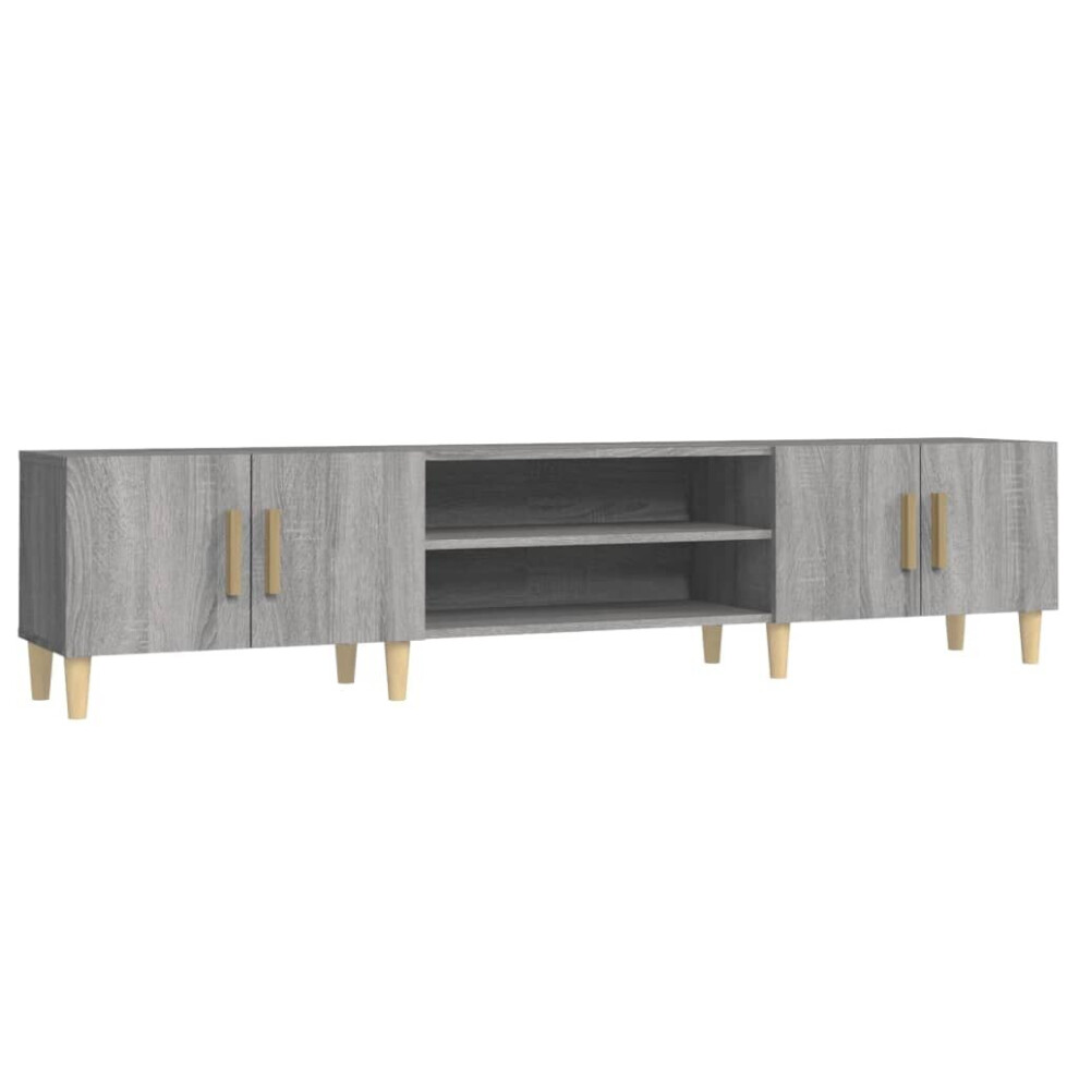 (grey sonoma) vidaXL TV Cabinet TV Stand Media Cabinet TV Unit Sideboard Engineered Wood