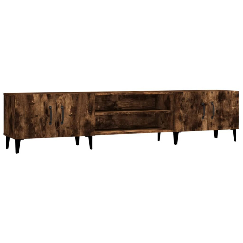 Vidaxl (Smoked Oak) Tv Cabinet Tv Stand Tv Unit Media Cabinet Sideboard Engineered Wood
