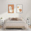 VidaXL (white) vidaXL Bedside Cabinet Side Table Nightstand Side Cabinet Engineered Wood 3