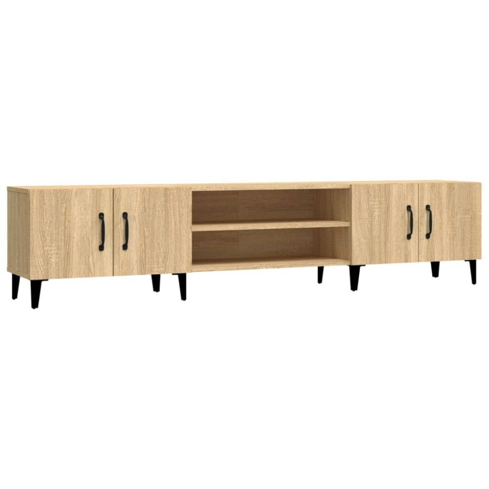 B&Q - Tv Cabinet Sonoma Oak 180X31.5X40 Cm Engineered Wood - Image 3