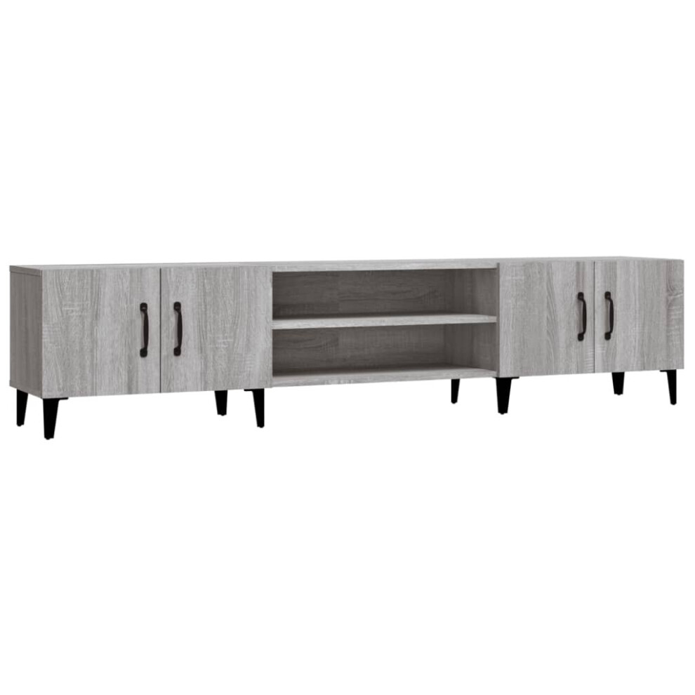 Vidaxl (Grey Sonoma) Tv Cabinet Tv Stand Tv Unit Media Cabinet Sideboard Engineered Wood