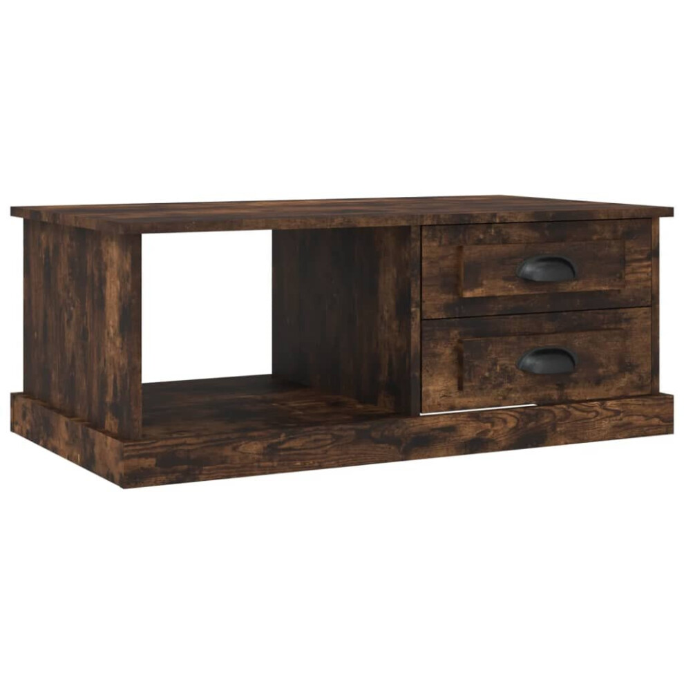 Vidaxl (Smoked Oak) Coffee Table Dining Table Accent Side Tea End Table Engineered Wood