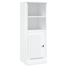 (high gloss white) vidaXL Highboard High Sideboard Side Cabinet Storgae Cupboard Engineered Wood
