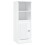 VidaXL (high gloss white) vidaXL Highboard High Sideboard Side Cabinet Storgae Cupboard Engineered Wood 1