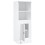 VidaXL (high gloss white) vidaXL Highboard High Sideboard Side Cabinet Storgae Cupboard Engineered Wood 8