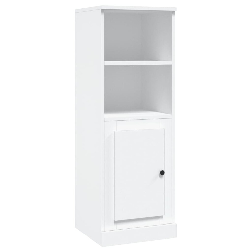 Vidaxl (White) Highboard High Sideboard Side Cabinet Storgae Cupboard Engineered Wood