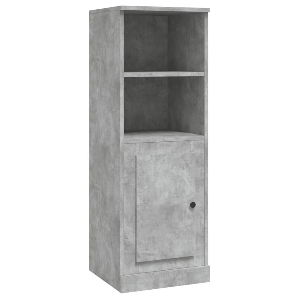 Vidaxl (Concrete Grey) Highboard High Sideboard Side Cabinet Storgae Cupboard Engineered Wood