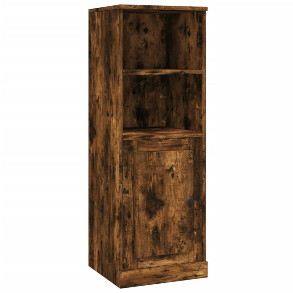 Vidaxl (Smoked Oak) Highboard High Sideboard Side Cabinet Storgae Cupboard Engineered Wood