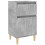 VidaXL (concrete grey, 1 pcs) vidaXL Bedside Cabinets Bedside Table Nightstand Table Side Table End Table 1