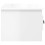 VidaXL (high gloss white, 2 pcs) vidaXL Wall-mounted Bedside Cabinets Floating Nightstand Bedroom Side Table 8