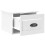 VidaXL (high gloss white, 2 pcs) vidaXL Wall-mounted Bedside Cabinets Floating Nightstand Bedroom Side Table 6