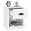 VidaXL (high gloss white, 2 pcs) vidaXL Bedside Cabinet Side Table Nightstand Side Cabinet Engineered Wood 6