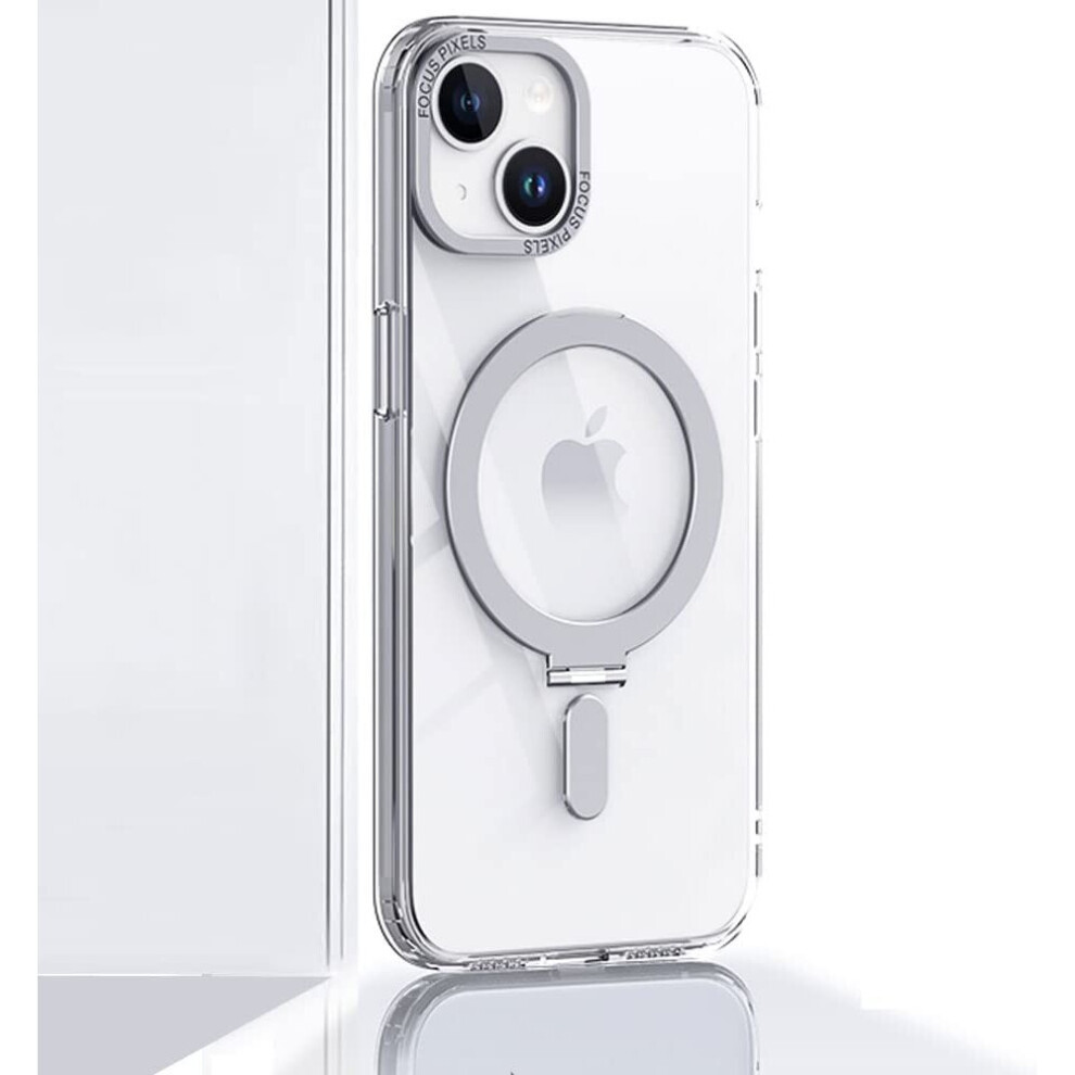 Techgear Iphone 14 Plus Stand Case [Fusion Armour Ring] Premium Hybrid Tough Rugged Protective Magnetic Kickstand Case, Magsafe Case For Iphone 14 Plus 6.7"