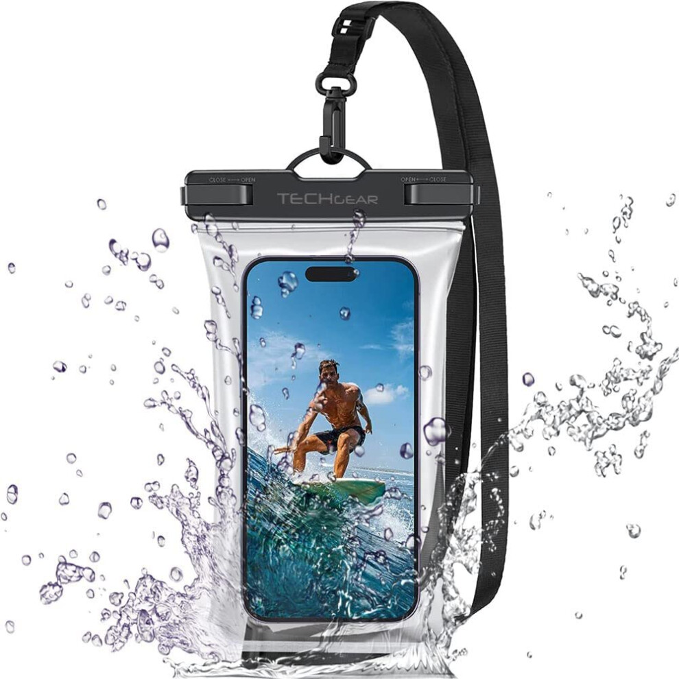 2 pack Waterproof Phone Pouch, IPX8 Waterproof Case for Swimming, Waterproof Phone Bag with Adjust Lanyard for iPhone, Samsung and More Up to 7 Inches