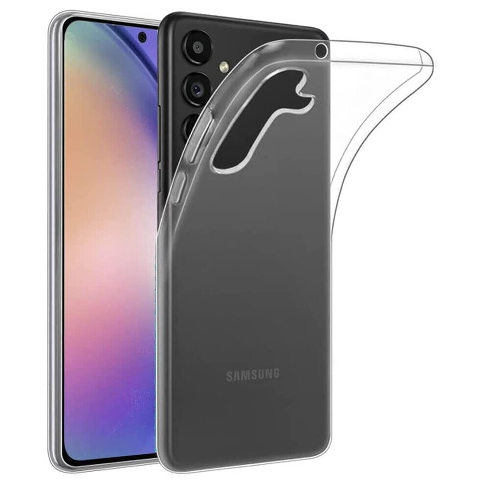 Techgear Galaxy A14 5G Clear Case [Airflex] Crystal Clear Slim & Protective, Flexible Soft Gel / Tpu Cover With Soft Touch Keys Light