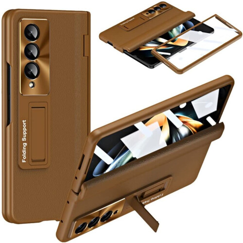 Encased FalconShield For Moto G Power 2022 Case With Screen Protector Built In Protective Full Body Phone Cover Black